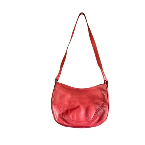 Salvatore Ferragamo Leather Shoulder Bag Womens red - Picture 1 of 12